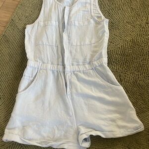 Rip Curl Light Blue Sleeveless Romper